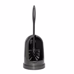 WENKO 24637100, Brosse de toilettes, Noir, Polyvinyl chloride (PVC), Polyuréthane, Polyvinyl chloride (PVC), Polyuréthane, 14 ...