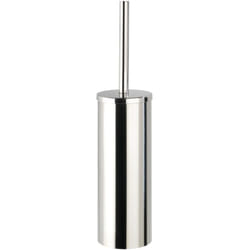 Brosse wc suspendue Orea, Brosse wc murale fixation sans perçage Turbo-Loc®, acier inox, 9x39x12,5 cm, brillant - Wenko
