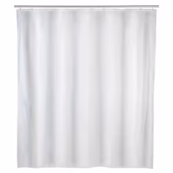 WENKO Uni, Monochromatique, Anneau, Polyester, Blanc, Lavage à la main, 30 °C