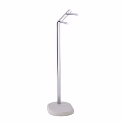WENKO 21732100 porte-serviettes et anneau porte-serviettes Colonne Beige, Chrome