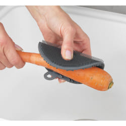 Ponge Silicone Vaisselle Soft, Lot de 2 éponges pour une vaisselle sans rayures, éponge hygiénique adaptée au lave-vaisselle, Silicone, ø 12x1,2 cm,