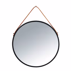 WENKO 24424100, Rond, Cadre, Fer, Noir