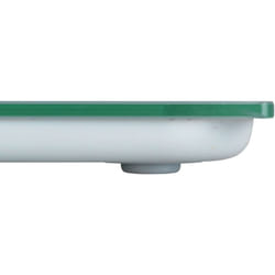 Wenko - Balance Pèse Personne, Pèse personne électronique avec écran led, jusqu'à 150 kg, Verre, 30x2,1x30 cm, gris