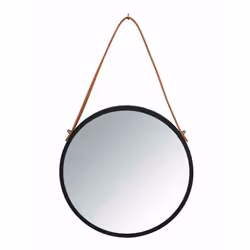 WENKO 24423100, Rond, Cadre, Métal, Noir