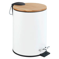 WENKO Treteimer Tortona weiss Rond