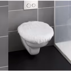 Chic et confortable cette housse pour abattant WC à l'aspect de pelage de haute qualité créera un siège confortable même dans ...