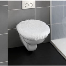 Housse pour abattant wc imitiation fourrure Olga