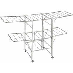 Sèche-linge mobile pliant, acier inoxydable Wenko