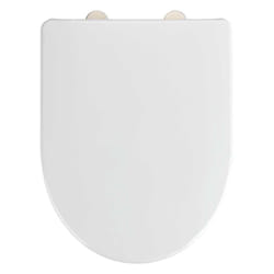 WENKO 24339100 siège de toilette Abattant rigide Duroplast Blanc