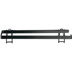 Porte Sopalin Mural Noir Gala, Porte essuie tout mural pour le rangement de rouleau de sopalin de taille standard vendu dans le commerce, Acier plat