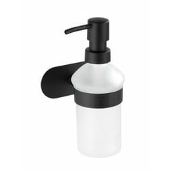 WENKO 24291100 Distributeur de savon 0,2 L Noir, Blanc