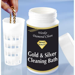 Nettoyant pour bijoux - WENKO - DIAMOND CLEAN - 375 ml - Or et Argent - Efficace et rapide