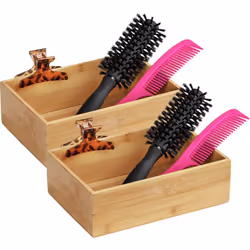 Les accessoires de salle de bain en bambou de la série Terra de WENKO sont l'ajout parfait pour créer un rangement salle de b ...