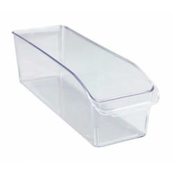 WENKO Rangement frigo placard taille S organisateur frigo transparent PET adapté au contact alimentaire Transparent