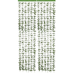 Wenko - Rideau de porte motif Liane Rideau anti insectes pour balcon, terrasse, porte, Fabriqué à la main, Fixations autoadhésives, Polyester,90x190