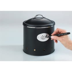 Boîte de rangement - WENKO - Nero - Capacité 1 L - Métal - Design rétro