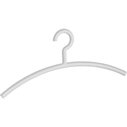 Cintres Wenko Mir Blanc 10 pièces 45 cm rangement vêtements cintres en plastique pour vestes chemises blouses design moderne pratique et durable pour