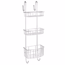 WENKO 24422100 étagère murale de salle de bain Acier inoxydable