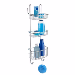 WENKO 24422100 étagère murale de salle de bain Acier inoxydable