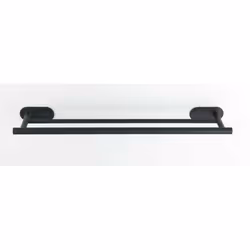 WENKO 24513100 porte-serviettes et anneau porte-serviettes Support de serviette Mural Noir