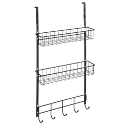 WENKO 54112100 Organisateur de stockage suspendu Métal Noir