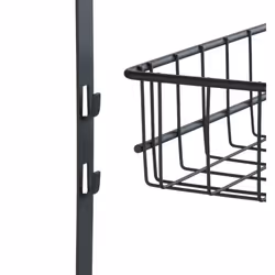WENKO 54112100 Organisateur de stockage suspendu Métal Noir - Vue supplémentaire 4