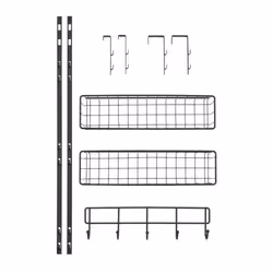 WENKO 54112100 Organisateur de stockage suspendu Métal Noir - Vue supplémentaire 6