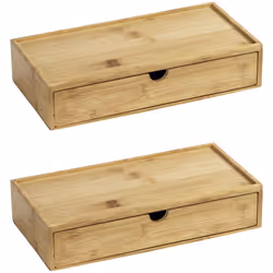 Description générale Avec les boîtes de rangement et les organisateurs de la série Terra, transformez votre salle de bain ave ...