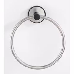 WENKO 25011100 porte-serviettes et anneau porte-serviettes Mural Argent