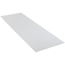 Tapis de bain en mousse, tapis salle de bain antidérapant, Plastique, 65x200 cm, blanc - Wenko