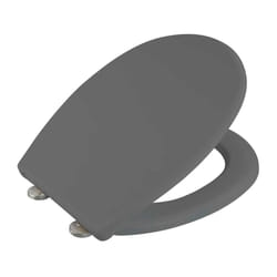 WENKO 24572100 siège de toilette Abattant rigide Duroplast Gris