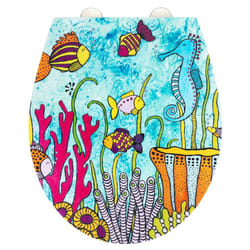 WENKO 25086100 siège de toilette Abattant rigide Duroplast Multicolore
