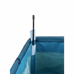 WENKO Panier à linge Corno pétrole corbeille à linge 43 l