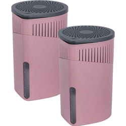 Lot de 2 déshumidificateurs Design drop Rechargeables 1kg Jenko, Absorbeur humidité intérieurs, caravane, Anti moisissure jusqu'à 3 mois, Idéal