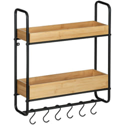Tagère murale avec cintres loft, deux niveaux Wenko