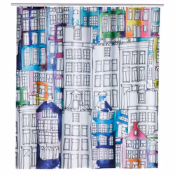 WENKO 24698100, Image, Anneau, Polyester, Multicolore, Lavage à la main, 30 °C