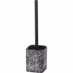 La série Terrazzo de WENKO surprend par son contraste en noir et blanc. Très design dans chaque salle de bain, les accessoire ...