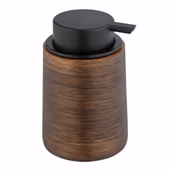 WENKO Distributeur de savon liquide Palena bronze, 100 mm, 850 mm, 140 mm