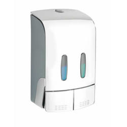 WENKO 24590100 Distributeur de savon 0,96 L Argent
