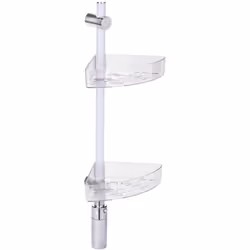 L'étagère d'angle de douche avec éclairage par LED offre une source lumineuse fonctionnelle directement sous la douche et cré ...