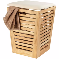 Description générale Le coffre à linge en bois Norway est un accessoire de rangement scandinave élégant et fonctionnel. Avec  ...