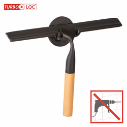 WENKO 24834100 Raclette de douche Raclette de douche à une seule lame Noir