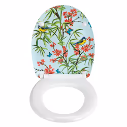 WENKO 24719100 siège de toilette Abattant rigide Duroplast Multicolore
