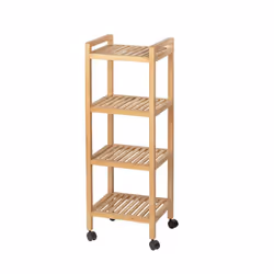 WENKO 24838100, Bois, Bois, 4 étagères, 4 roue(s), 350 mm, 310 mm