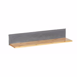 WENKO 62225800, Tablette flottante, Mural, Panneaux MDF, Polyester, Gris, Bois, Universel, 1 étagères