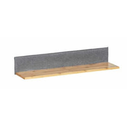 WENKO 62225800 étagères Tablette flottante Mural Panneaux MDF, Polyester Gris, Bois