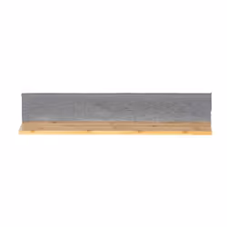 WENKO 62225800 étagères Tablette flottante Mural Panneaux MDF, Polyester Gris, Bois