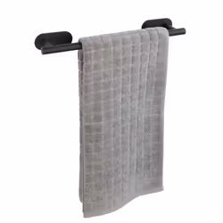 WENKO 24582100 porte-serviettes et anneau porte-serviettes Support de serviette Mural Noir