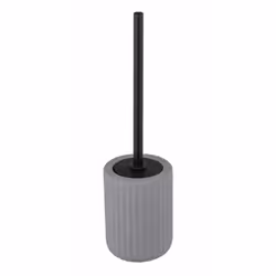 WENKO 24802100, Support et brosse pour toilettes, Gris, Vitrocéramique, 420 mm, 11,5 cm