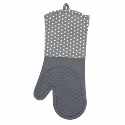 WENKO Gants de cuisine Silicone Gris 1 paire